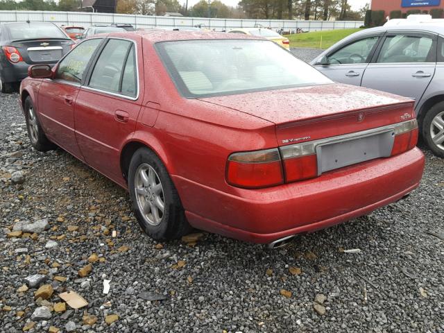 1G6KY5497XU904621 - 1999 CADILLAC SEVILLE ST RED photo 3