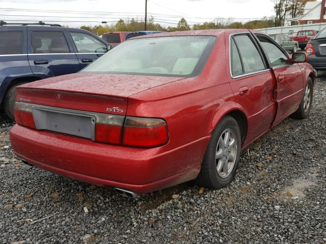 1G6KY5497XU904621 - 1999 CADILLAC SEVILLE ST RED photo 4