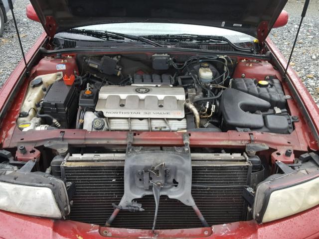1G6KY5497XU904621 - 1999 CADILLAC SEVILLE ST RED photo 7