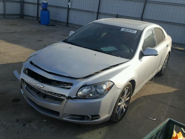 1G1ZE5E76BF384807 - 2011 CHEVROLET MALIBU LTZ SILVER photo 2