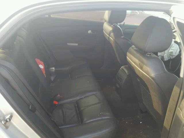 1G1ZE5E76BF384807 - 2011 CHEVROLET MALIBU LTZ SILVER photo 6