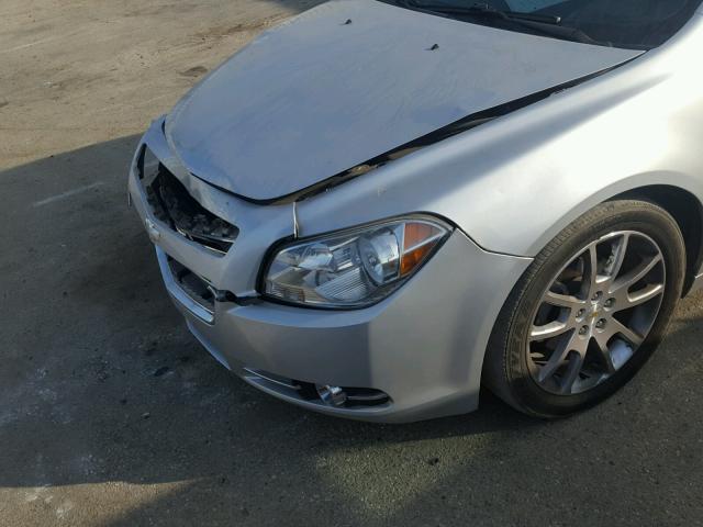 1G1ZE5E76BF384807 - 2011 CHEVROLET MALIBU LTZ SILVER photo 9