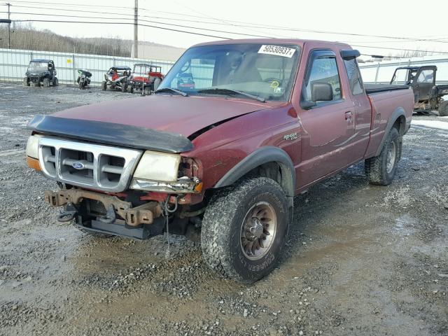 1FTZR15U7WTA84307 - 1998 FORD RANGER SUP RED photo 2