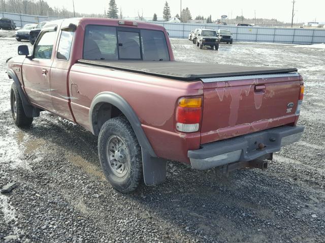 1FTZR15U7WTA84307 - 1998 FORD RANGER SUP RED photo 3