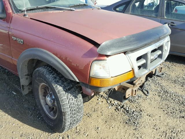 1FTZR15U7WTA84307 - 1998 FORD RANGER SUP RED photo 9