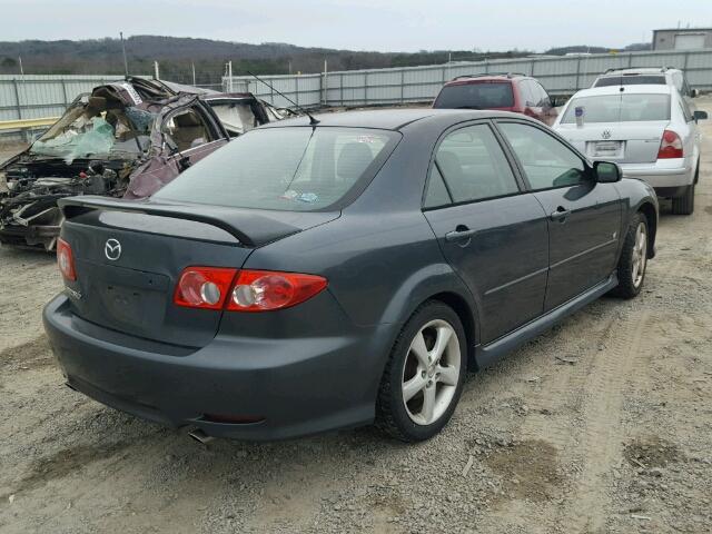 1YVHP80D655M13982 - 2005 MAZDA 6 S CHARCOAL photo 4