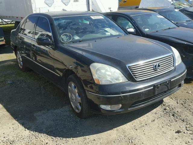 JTHBN30F930116719 - 2003 LEXUS LS 430 BLACK photo 1