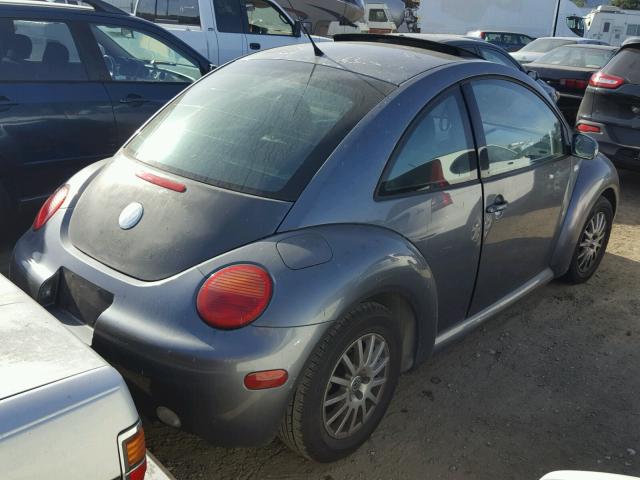 3VWCP21C92M426005 - 2002 VOLKSWAGEN NEW BEETLE GRAY photo 4