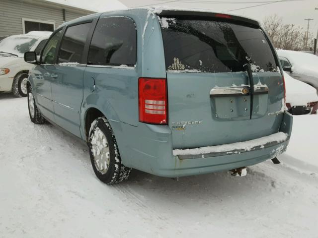 2A8HR44EX9R600851 - 2009 CHRYSLER TOWN & COU BLUE photo 3