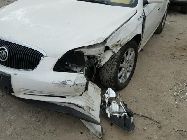 1G4HD57248U112540 - 2008 BUICK LUCERNE CX WHITE photo 9