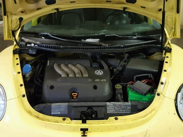 3VWCA21C8XM461790 - 1999 VOLKSWAGEN NEW BEETLE YELLOW photo 7