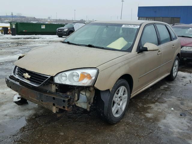 1G1ZT61866F164972 - 2006 CHEVROLET MALIBU MAX GOLD photo 2