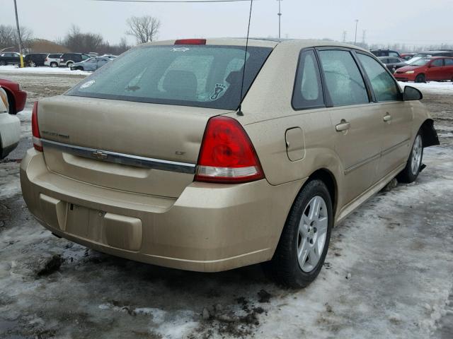 1G1ZT61866F164972 - 2006 CHEVROLET MALIBU MAX GOLD photo 4