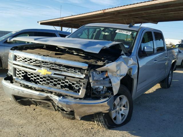 3GCPCREH7FG330361 - 2015 CHEVROLET SILVERADO SILVER photo 2