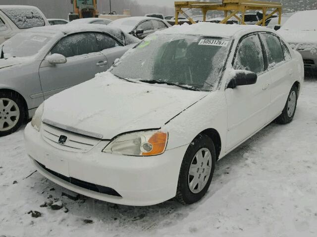 1HGEN26543L000108 - 2003 HONDA CIVIC GX WHITE photo 2