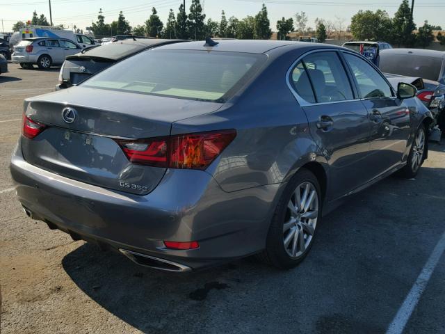 JTHBE1BLXD5022277 - 2013 LEXUS GS 350 GRAY photo 4