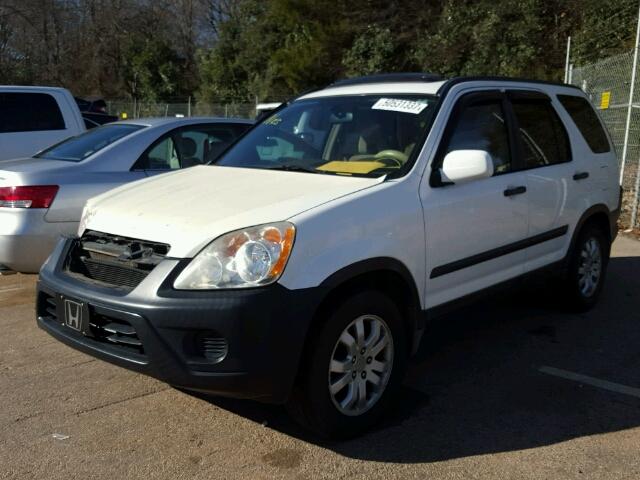 SHSRD78865U300142 - 2005 HONDA CR-V EX WHITE photo 2