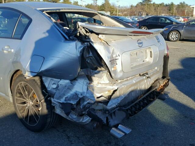 1N4BA41E67C809296 - 2007 NISSAN MAXIMA SE SILVER photo 9