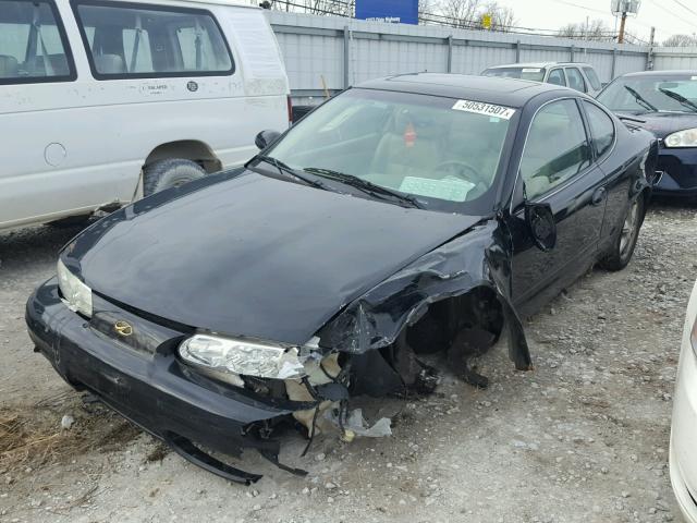 1G3NL12T71C226160 - 2001 OLDSMOBILE ALERO GL BLACK photo 2