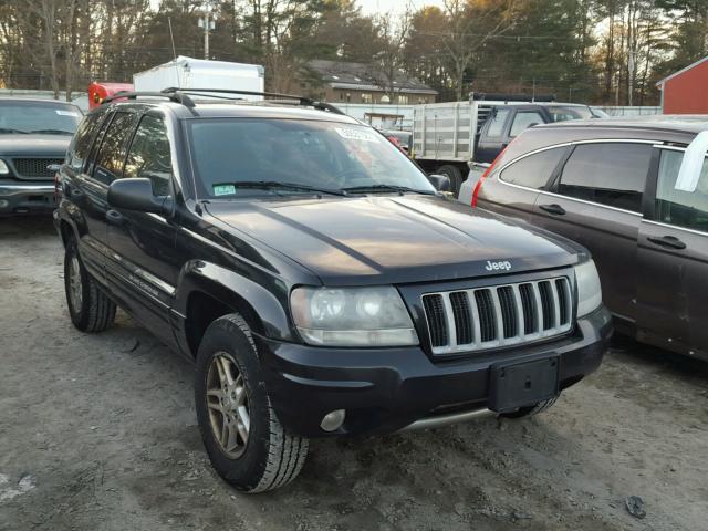 1J4GW48S94C254265 - 2004 JEEP GRAND CHER BLACK photo 1