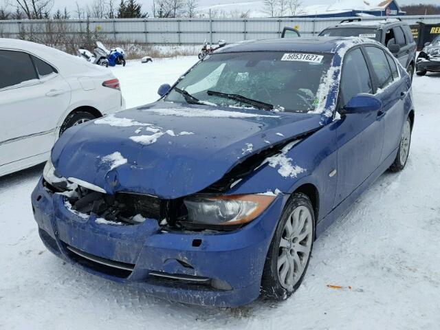 WBAVD53598A252699 - 2008 BMW 335 XI BLUE photo 2