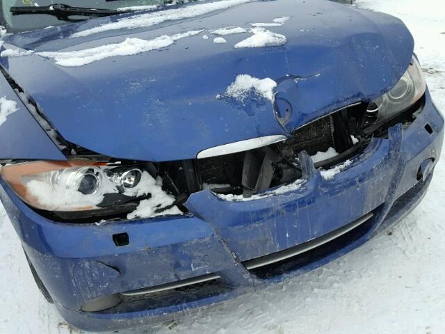 WBAVD53598A252699 - 2008 BMW 335 XI BLUE photo 9