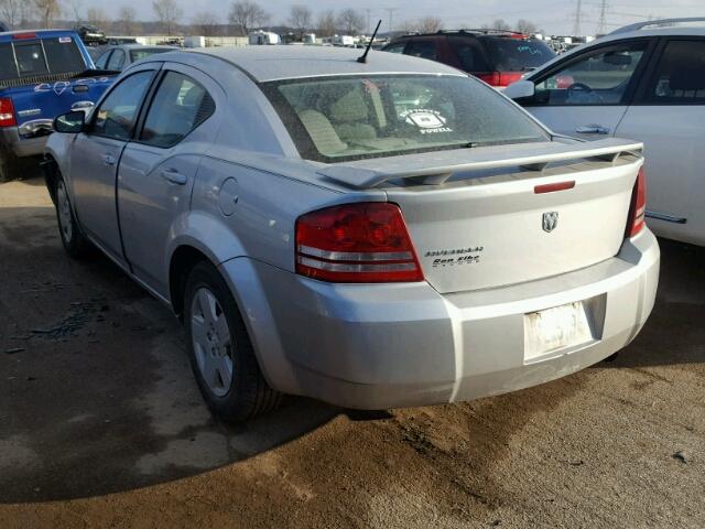 1B3LC46K68N664100 - 2008 DODGE AVENGER SE GRAY photo 3