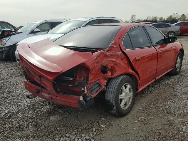 1G3NL52F03C145960 - 2003 OLDSMOBILE ALERO GL RED photo 4