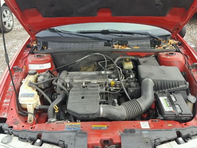 1G3NL52F03C145960 - 2003 OLDSMOBILE ALERO GL RED photo 7