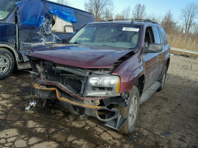 1GNDS13S562278413 - 2006 CHEVROLET TRAILBLAZE PURPLE photo 2