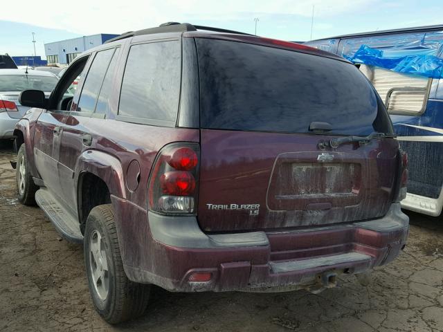 1GNDS13S562278413 - 2006 CHEVROLET TRAILBLAZE PURPLE photo 3