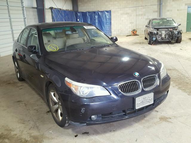 WBANE73517CM53668 - 2007 BMW 530 I BLUE photo 1