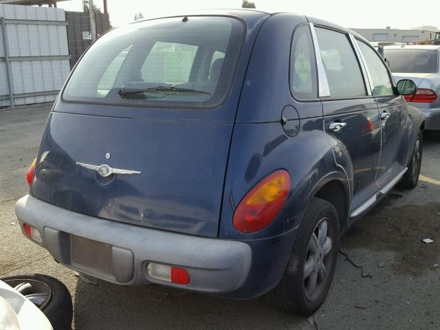 3C4FY48B12T221502 - 2002 CHRYSLER PT CRUISER BLUE photo 4