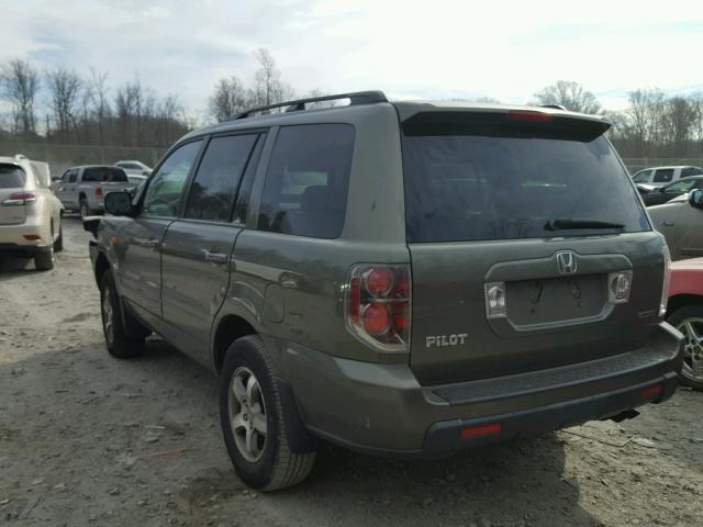 5FNYF18407B018279 - 2007 HONDA PILOT EX GRAY photo 3