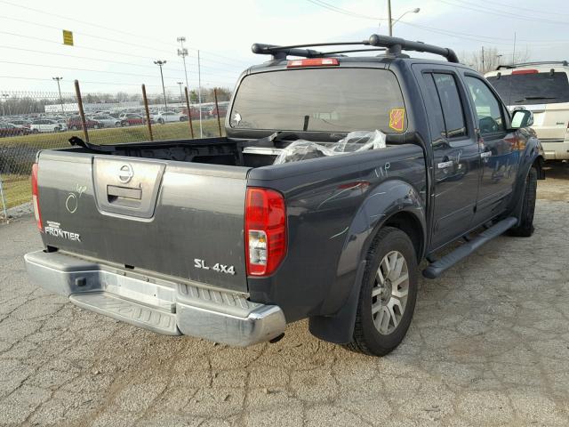 1N6AD0EV8BC404661 - 2011 NISSAN FRONTIER S GRAY photo 4