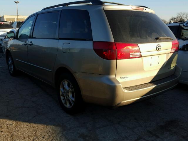 5TDBA22C54S028324 - 2004 TOYOTA SIENNA XLE TAN photo 3