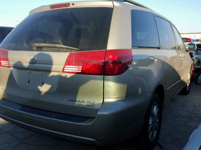 5TDBA22C54S028324 - 2004 TOYOTA SIENNA XLE TAN photo 4