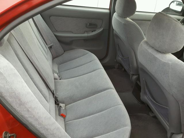 KMHDN46D34U740897 - 2004 HYUNDAI ELANTRA GL RED photo 6