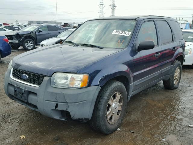 1FMYU931X3KD75043 - 2003 FORD ESCAPE XLT BLUE photo 2