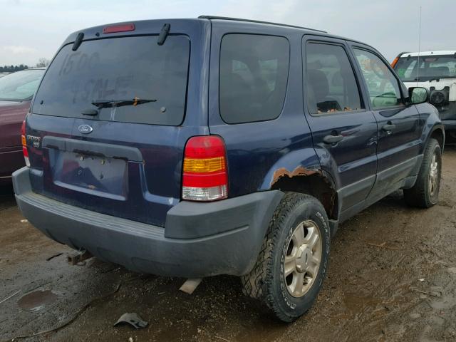 1FMYU931X3KD75043 - 2003 FORD ESCAPE XLT BLUE photo 4