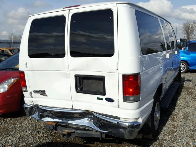 1FMNE1BW9EDA93059 - 2014 FORD ECONOLINE WHITE photo 4