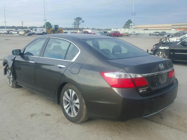 1HGCR2F39DA225485 - 2013 HONDA ACCORD LX GRAY photo 3