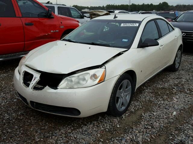 1G2ZG57B784168184 - 2008 PONTIAC G6 BASE CREAM photo 2