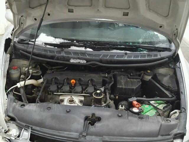 2HGFA16568H319444 - 2008 HONDA CIVIC LX SILVER photo 7