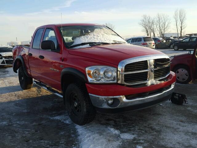 1D7HU18267J524590 - 2007 DODGE RAM 1500 S RED photo 1