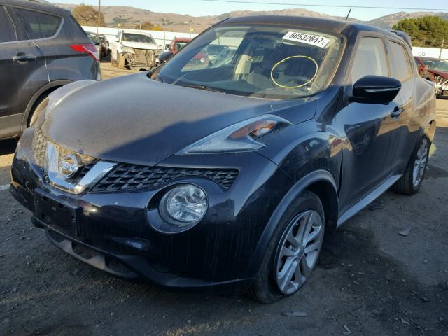 JN8AF5MR9FT510268 - 2015 NISSAN JUKE S BLACK photo 2