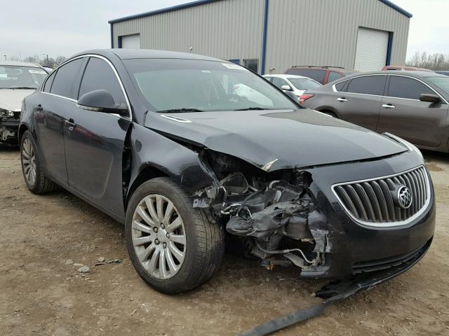 2G4GR5EK1C9158980 - 2012 BUICK REGAL BLACK photo 1