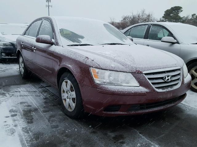 5NPET46CX9H529087 - 2009 HYUNDAI SONATA GLS BURGUNDY photo 1