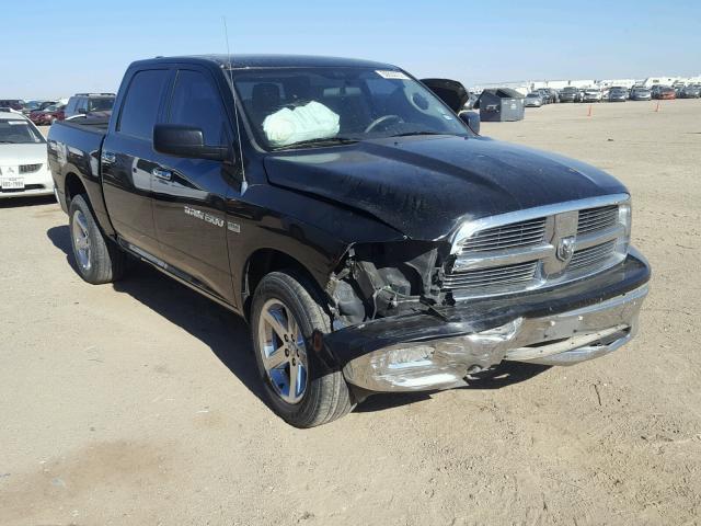 1C6RD7LT7CS174660 - 2012 DODGE RAM 1500 S BLACK photo 1