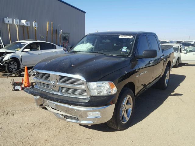 1C6RD7LT7CS174660 - 2012 DODGE RAM 1500 S BLACK photo 2